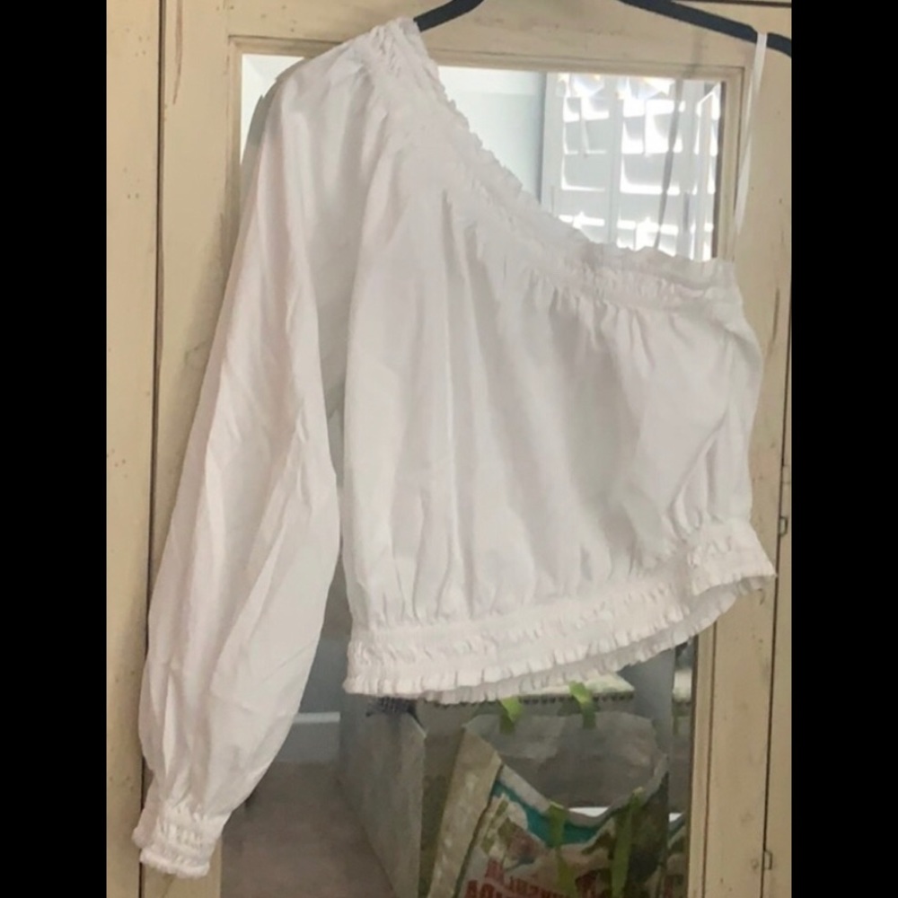 Free People one shoulder top